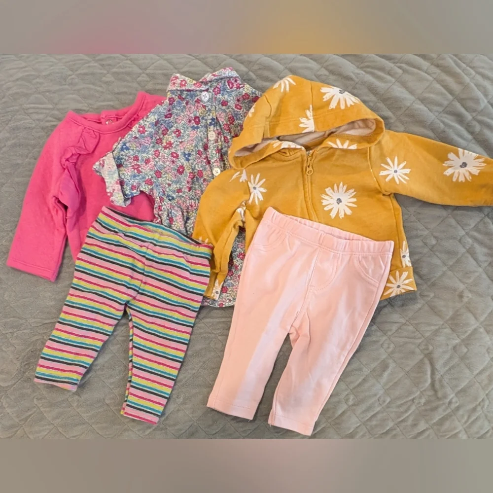 Carter's 3M Colorful Baby Clothing Sets
